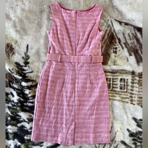 Banana Republic Tweed Belted Sleeveless Sheath Dress Sz 2P NWT